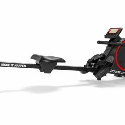 Boudech AVION 8000 - Rameur à Résistance Magnétique Avec Volant D'inertie De 8 Kg. 8 Niveaux De Résistance, écran LCD, Capteurs De Mouvements, Support Pour Tablette.