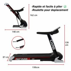 Care Fitness Tapis De Course Connecté - 22km/h - CARE - Fast Runner - KINOMAP -Appareils Fitness & Cardiotraining Soldes unnamed file 1368