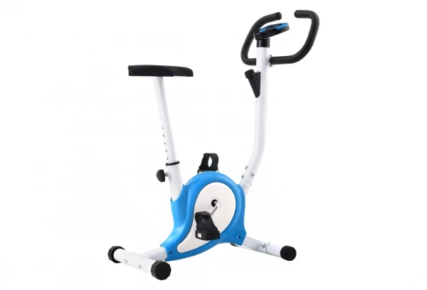 VidaXL Vélo D'appartement Avec Résistance à Courroie Bleu 1 VidaXL Vélo D'appartement Avec Résistance à Courroie Bleu