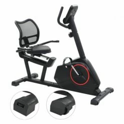 VidaXL Vélo D'appartement Magnétique Couché Avec Mesure Du Pouls -Appareils Fitness & Cardiotraining Soldes unnamed file 1649