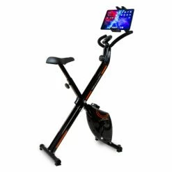 Tecnovita Vélo D'appartement EVO B1000 Pliable + Support Pour Tablette/smartphone