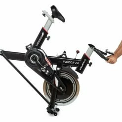 Moma Bikes Vélo D'appartement INDOOR-24 Avec Volant D'inertie De 24kg, Ecran LCD, 4 Capteurs Cardiaques Intégrés Au Guidon, Selle Ergonomique -Appareils Fitness & Cardiotraining Soldes unnamed file 32