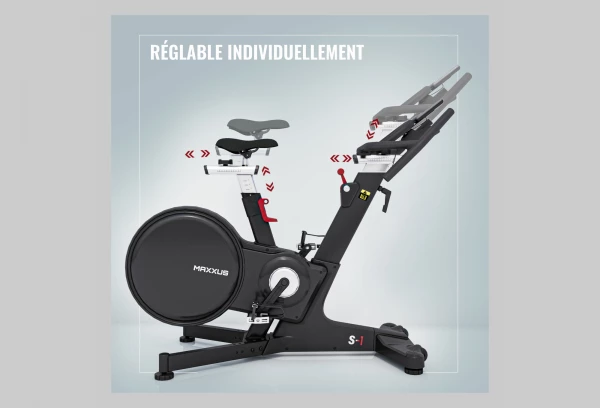 MAXXUS ® Speedbike S1 - Vélo D'intérieur, Vélo De Course | Cyclisme D'intérieur Pour Sportif Avancé 6 MAXXUS ® Speedbike S1 - Vélo D'intérieur, Vélo De Course | Cyclisme D'intérieur Pour Sportif Avancé – Image 6