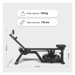 Gorilla Sports Rameur Avec Résistance à Eau -Appareils Fitness & Cardiotraining Soldes unnamed file 421