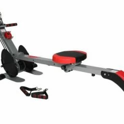 Rameur Tirage Centrale - Réglages Manuels De La Résistance, Freinage Par Sandows - SURPASS - 910 Rouge -Appareils Fitness & Cardiotraining Soldes unnamed file 475