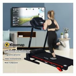 Care Fitness Tapis De Course - Inclinable - 16 Km/h Max - CARE - CT-5588-2 - Connecté - Kinomap