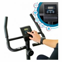 Sparraw Vélo D'appartement TEMPO Roue D'inertie 3kg - 8 Niveaux De Résistance, Capteurs Pouls, Ecran D'entraînement, Réglable -Appareils Fitness & Cardiotraining Soldes unnamed file 728
