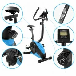 Sparraw Vélo D'appartement CAMPO Roue D'inertie 3kg - 8 Niveaux De Résistance, Capteurs Pouls, Ecran D'entraînement, Réglable -Appareils Fitness & Cardiotraining Soldes unnamed file 749