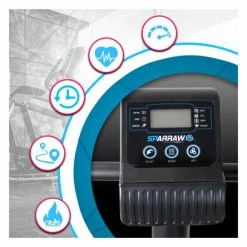 Sparraw Vélo D'appartement CAMPO Roue D'inertie 3kg - 8 Niveaux De Résistance, Capteurs Pouls, Ecran D'entraînement, Réglable -Appareils Fitness & Cardiotraining Soldes unnamed file 753