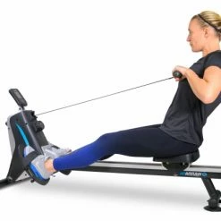 Sparraw Rameur D’appartement SUPER ROWER Résistance Magnétique Réglable 8 Niveaux, Roue D’inertie 1.5 Kg