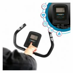 Sparraw Vélo D'appartement CYCLO Roue D'inertie 2kg - 8 Niveaux De Résistance, Capteurs Pouls, Ecran D'entraînement, Réglable -Appareils Fitness & Cardiotraining Soldes unnamed file 782