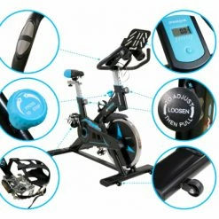 Sparraw Vélo Spinning SPRINTER - Exercice Bike Avec Roue D'inertie 13Kg Et Résistance Manuelle Magnétique - Cardio Et Fitness Training -Appareils Fitness & Cardiotraining Soldes unnamed file 963