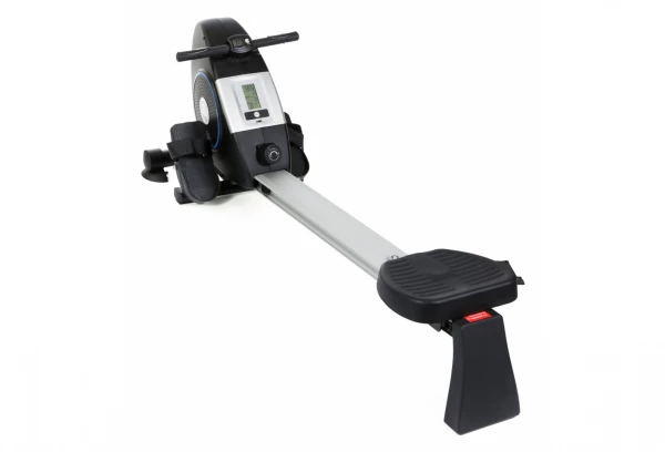 Rameur à Tirage Central O'Fitness - Compteur 5 Fonctions - Roue Magnétique : 5 Kg 2 Rameur à Tirage Central O'Fitness - Compteur 5 Fonctions - Roue Magnétique : 5 Kg – Image 2